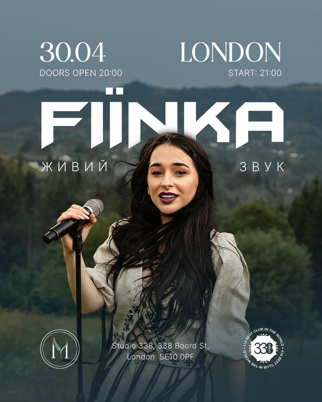 FIЇNKA concert in London - First time in London