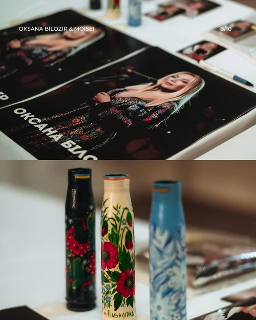 Oksana Bilozir charity concert at Moisei restaurant