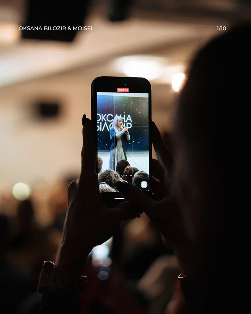 Oksana Bilozir charity concert at Moisei restaurant