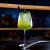 Kiwi Spritz cocktail at Moisei restaurant London